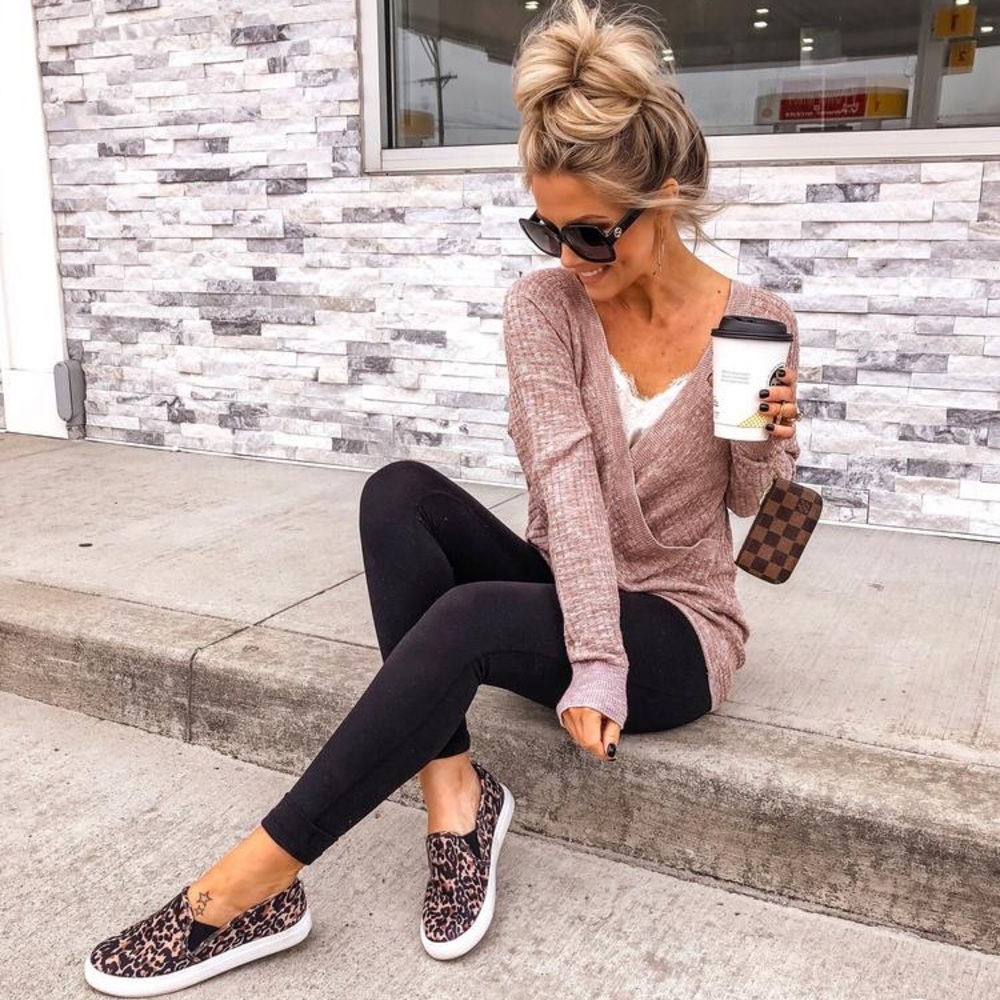 Steve Madden leopard symba slip-on sneaker